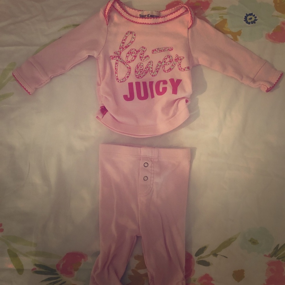 Juicy Couture Two Piece Baby Loungewear